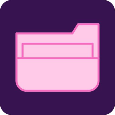 Belge. Web simgesi basit illüstrasyon