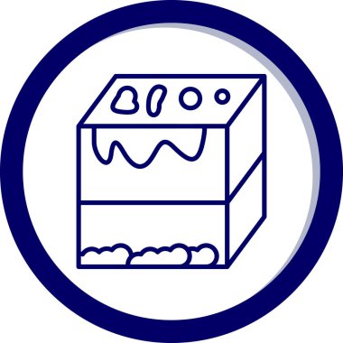 Su ikonunun modern bir simgesinin vektör illüstrasyonu