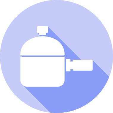 gaz tankı ikonu vektör illüstrasyonu