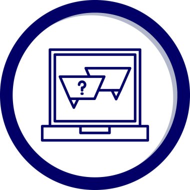 seo modern simgesinin vektör illüstrasyonu