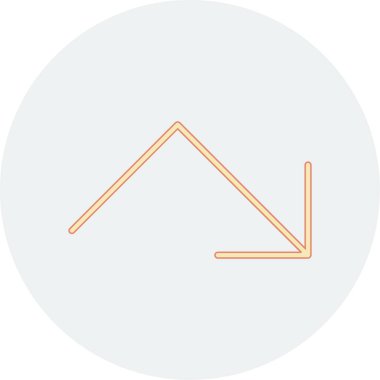 Ok. Web simgesi basit illüstrasyon