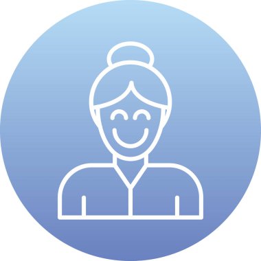 vektör avatar adam simgesi