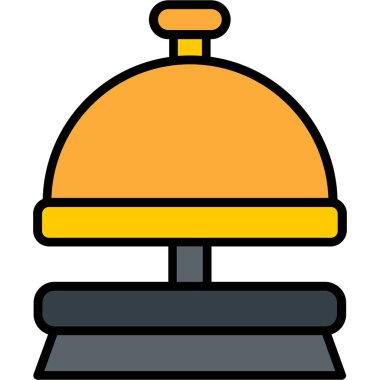 Yemek. Web simgesi basit illüstrasyon