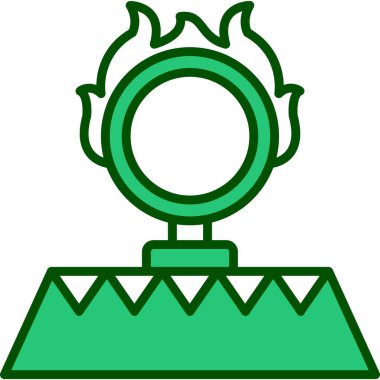 taç simgesi vektör illüstrasyonu