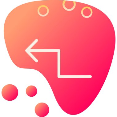 Beyin. Web simgesi basit illüstrasyon