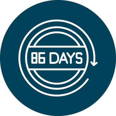 Tek izole edilmiş simgenin vektör illüstrasyonu