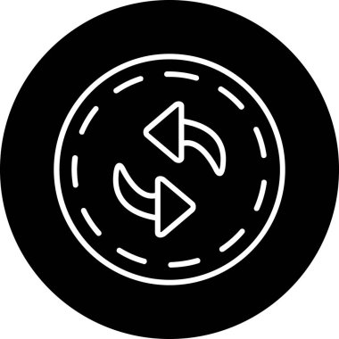 Modern bir simgenin vektör illüstrasyonu