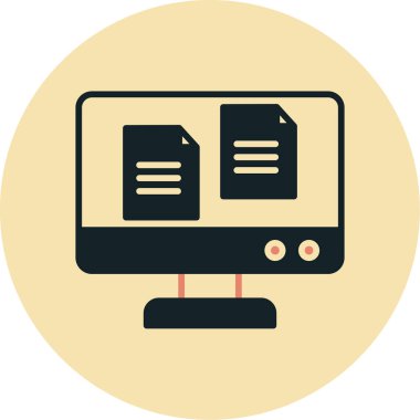 bilgisayar simgesi vektör illüstrasyonu