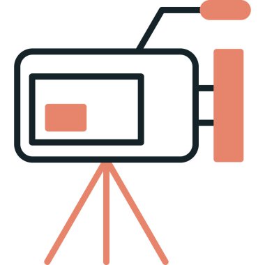 kamera simgesi vektör illüstrasyonu