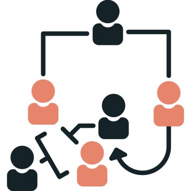 İnsan simgesinin vektör illüstrasyonu