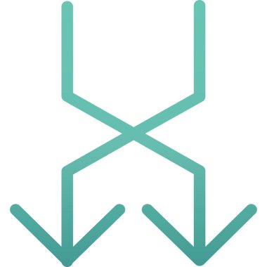 ok yönü sağ simgesi ana hat biçiminde