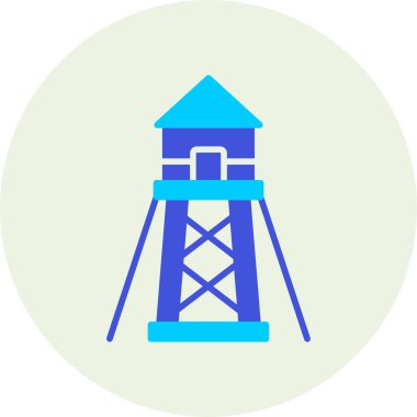 Modern yapı simgesinin vektör illüstrasyonu