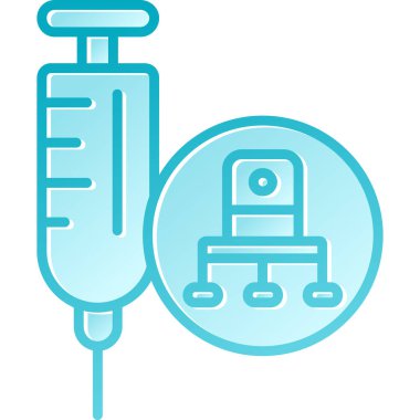 Modern b 'nin vektör çizimi tıbbi simge eksikliği