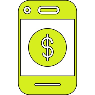 Dolar para ikonu. Beyaz arkaplanda izole edilmiş web tasarımı için dolar para vektörü simgesi