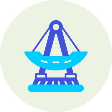 Tekne. Web simgesi basit illüstrasyon