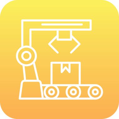 Taşıyıcı simgesi vektör illüstrasyonu