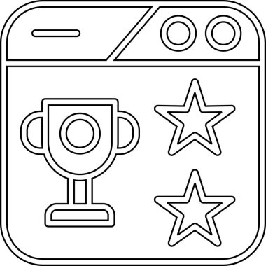 Kupa simgesi, taslak biçimi