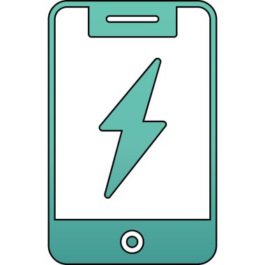 akıllı telefon simgesi vektör illüstrasyonu