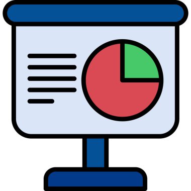 grafik ikonu vektör illüstrasyonu