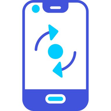 mobil uygulama simgesi, vektör illüstrasyonu