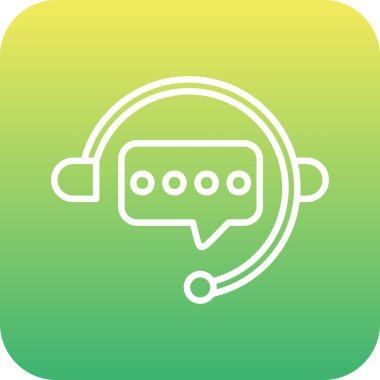 Vektör sohbet simgesi illüstrasyonu