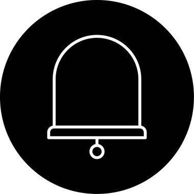 Çan vektör simgesi. Basit tasarım