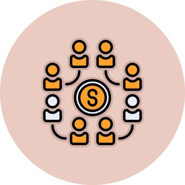 şebeke. Web simgesi basit illüstrasyon