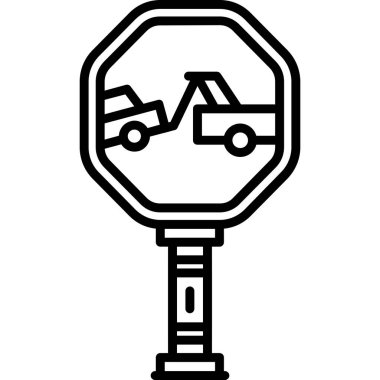 trafik sinyal simgesi vektör çizimi tasarımı