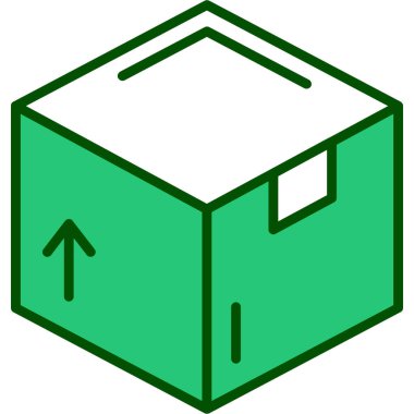 kutu teslim lojistik simgesi