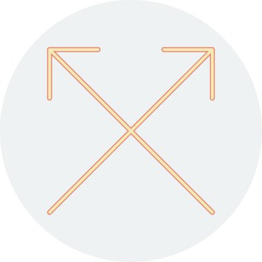 Modern simgenin vektör illüstrasyonu