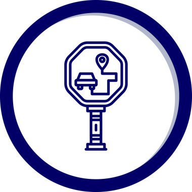 Modern bir simgenin vektör illüstrasyonu