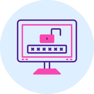 Bilgisayar. Web simgesi basit illüstrasyon