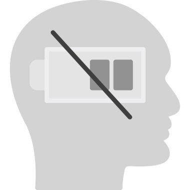 Sanal gerçekliğe sahip bir adamın çizimi