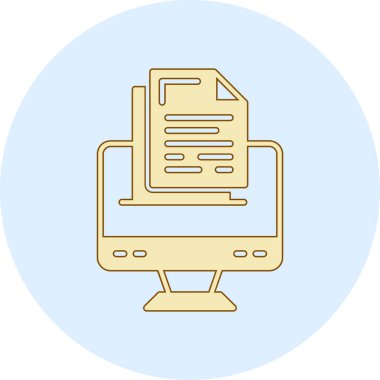 dosya dizini vektör illüstrasyonu