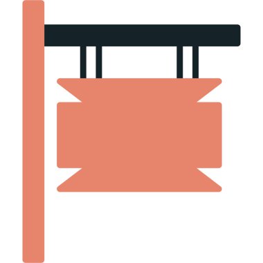 mobilya ikonu vektör illüstrasyonu