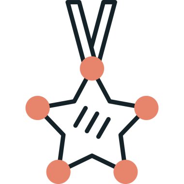 Yıldız. Web simgesi basit illüstrasyon