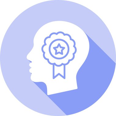 baş simge, vektör illüstrasyonu