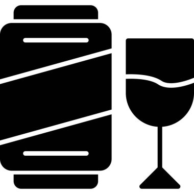 alkol içecek ikonu