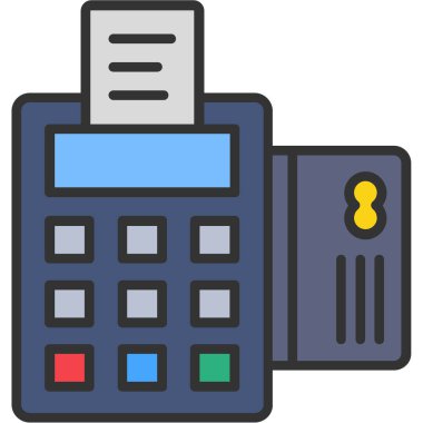 makine simgesi. özet vektör illüstrasyonu