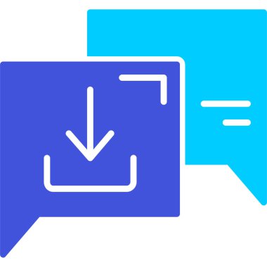 Konuş. Web simgesi basit illüstrasyon