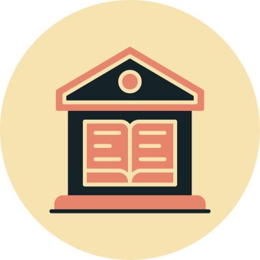 kitap web vektör simgesi