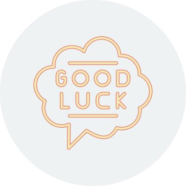 Şans, şans, şans, iyi şans, mutlu, iyi, iyi, şanslı, şanslı, şanslı ikon