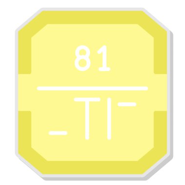 Beyaz arkaplanda izole edilmiş sarı ve yeşil renk simgesinin çizimi