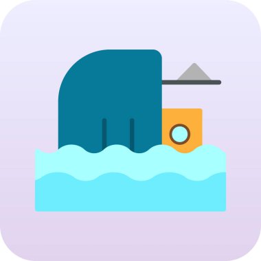 İllüstrasyon su bırakma simgesi