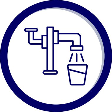 tap. Web simgesi basit illüstrasyon