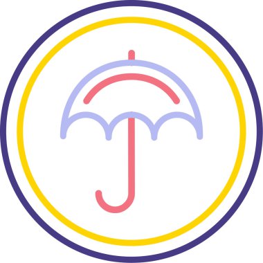 Yağmur şemsiyesi. Basit tasarım