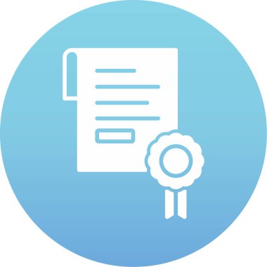 Belge. Web simgesi basit illüstrasyon