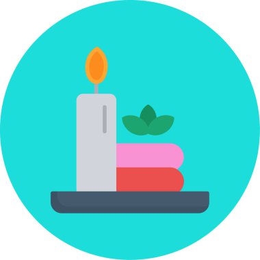 Spa web simgesi, vektör illüstrasyonu