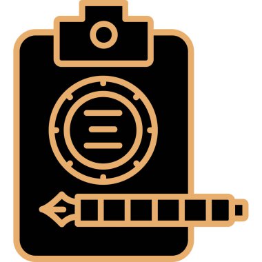 Bir gaz simgesinin vektör illüstrasyonu