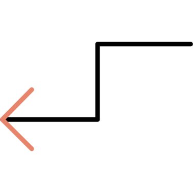 ok simgesi vektör illüstrasyonu